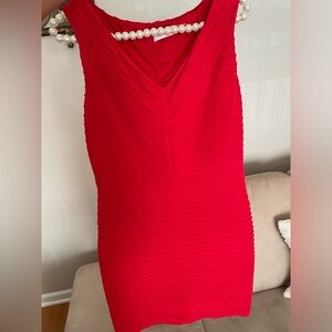 Calvin Klein red dress. Size 10